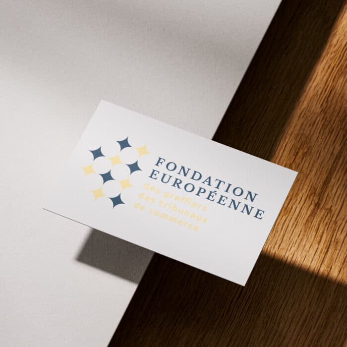 Logo de la Fondation européenne des greffiers des tribunaux de commerce
